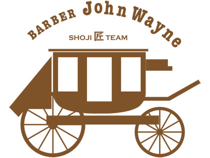 【Barber JOHN WAYNE】ロゴ